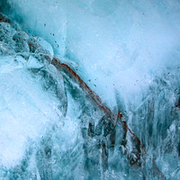 Details of a small floating iceberg, Svalbard