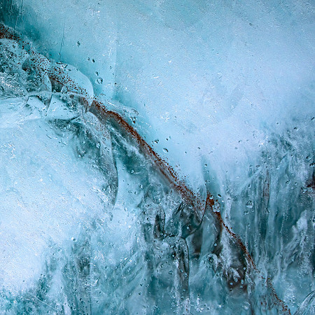 Details of a small floating iceberg, Svalbard