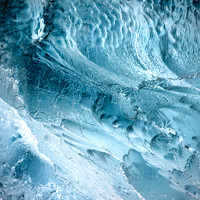 Details of a small floating iceberg, Svalbard