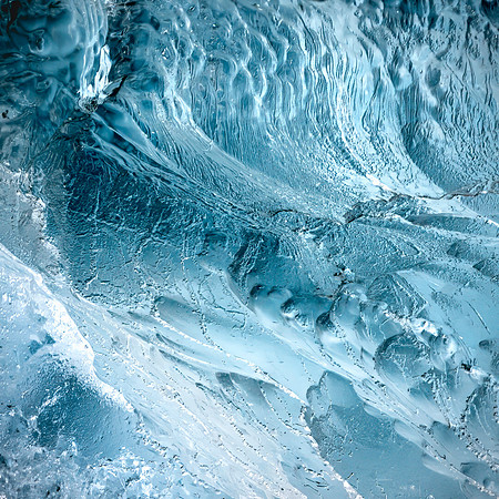 Details of a small floating iceberg, Svalbard