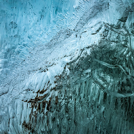 Details of a small floating iceberg, Svalbard