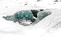 Small crevasse.