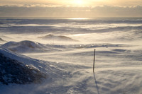 Windy day at Breiðamerkurjökull.